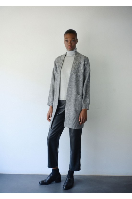 Long Grey Cardigan
