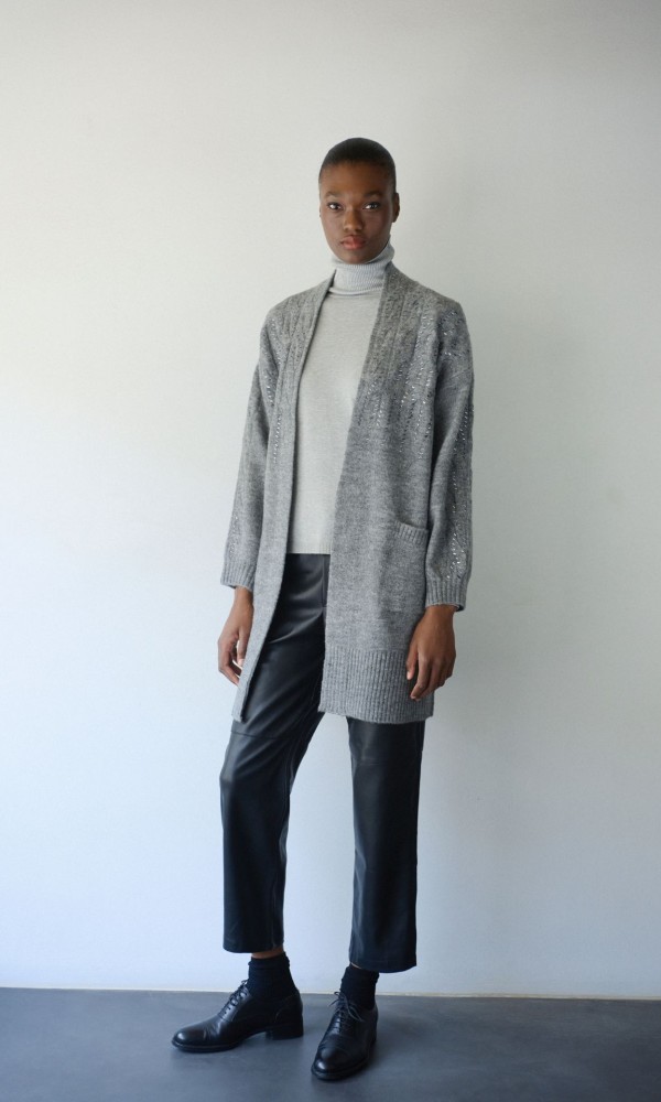 Long Grey Cardigan Long Grey Cardigan