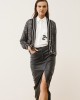 Jacket with Puff Sleeves and Striped Details