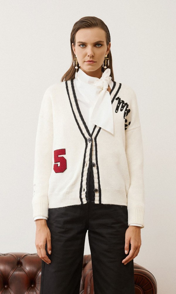 White Jacket With Embroidery White Jacket With Embroidery