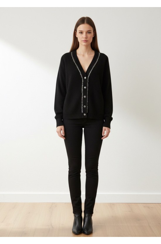 Black Jacket with Subtle Shine