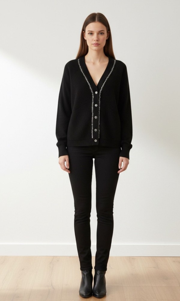 Black Jacket with Subtle Shine