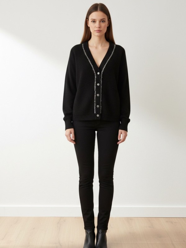 Black Jacket with Subtle Shine