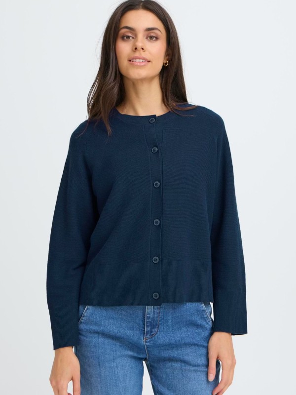 Knitted Cardigan Blue