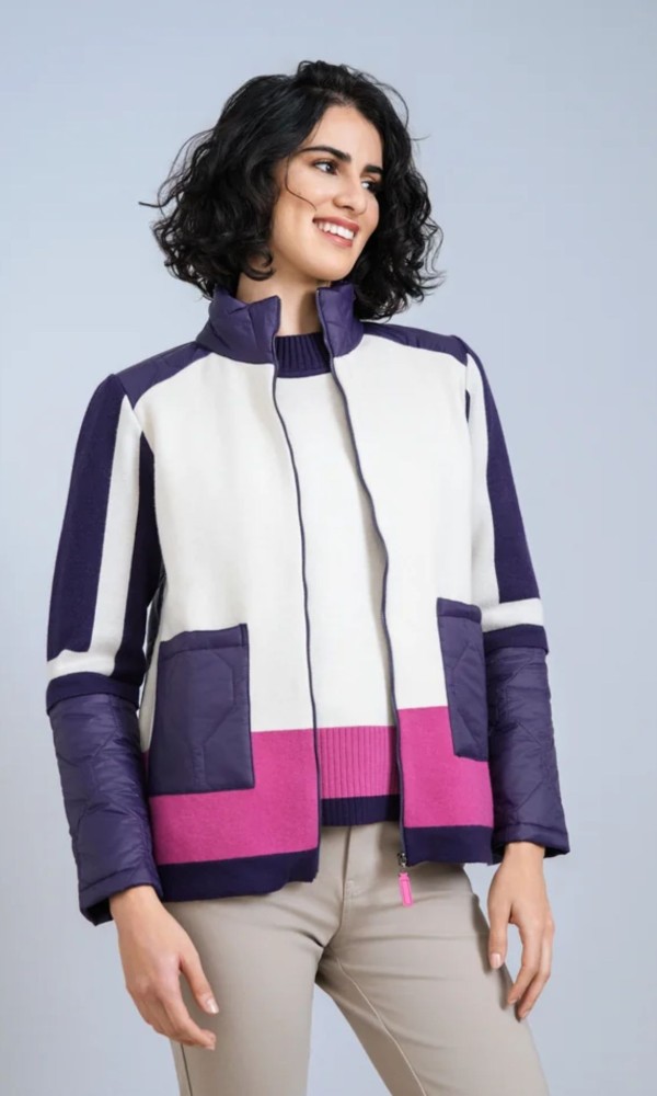 Ζακέτα Color Block