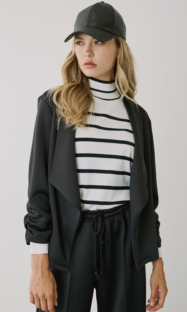 Ζακέτα Crop Μαύρη  Ζακέτα Crop Μαύρη