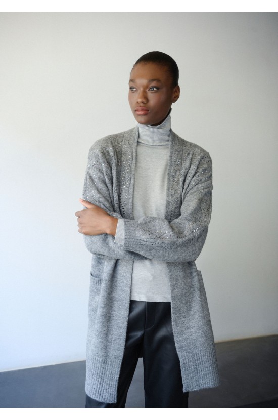 Long Grey Cardigan