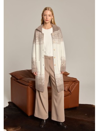 Ζακέτα Μακριά Taupe Ζακέτα Μακριά Taupe