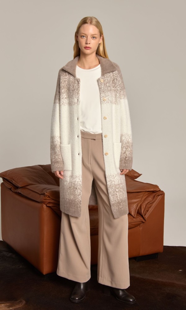 Long Cardigan Taupe Long Cardigan Taupe