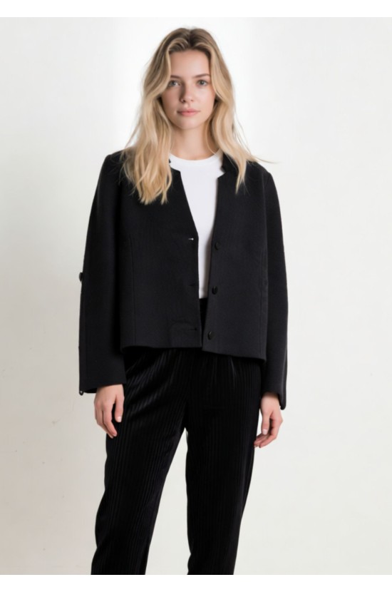 Minimal Jacket With Buttons Minimal Jacket With Buttons