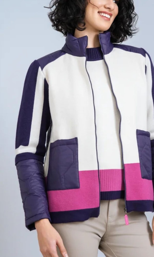 Ζακέτα Color Block