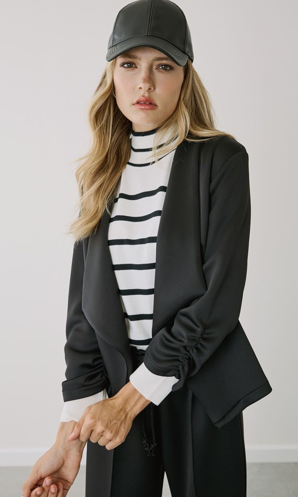 Ζακέτα Crop Μαύρη  Ζακέτα Crop Μαύρη