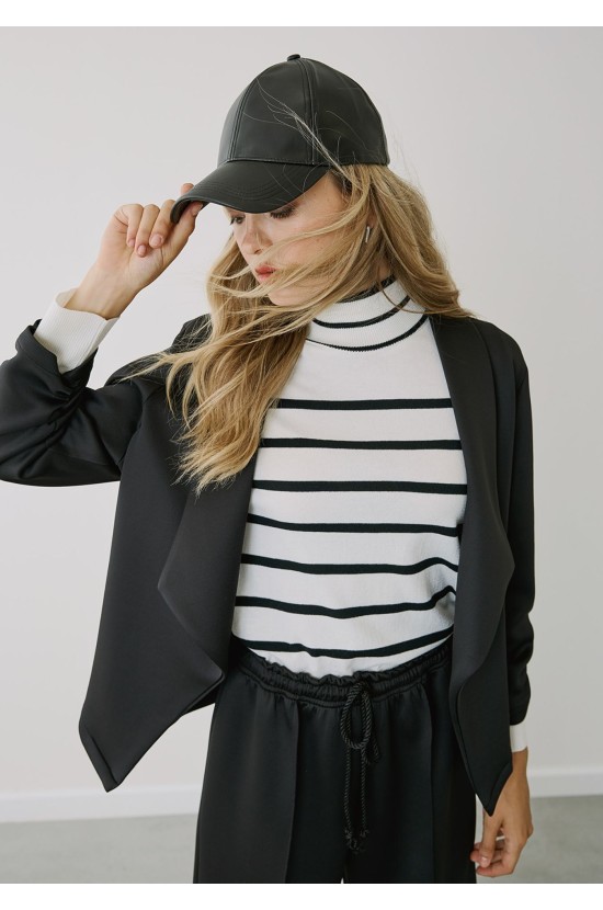 Crop Jacket Black 