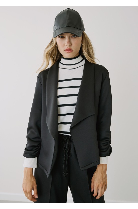 Crop Jacket Black 