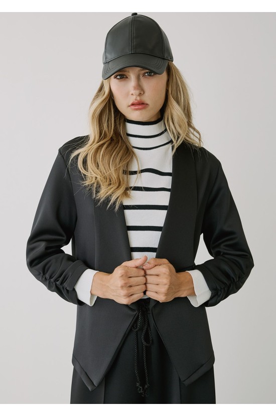 Crop Jacket Black 