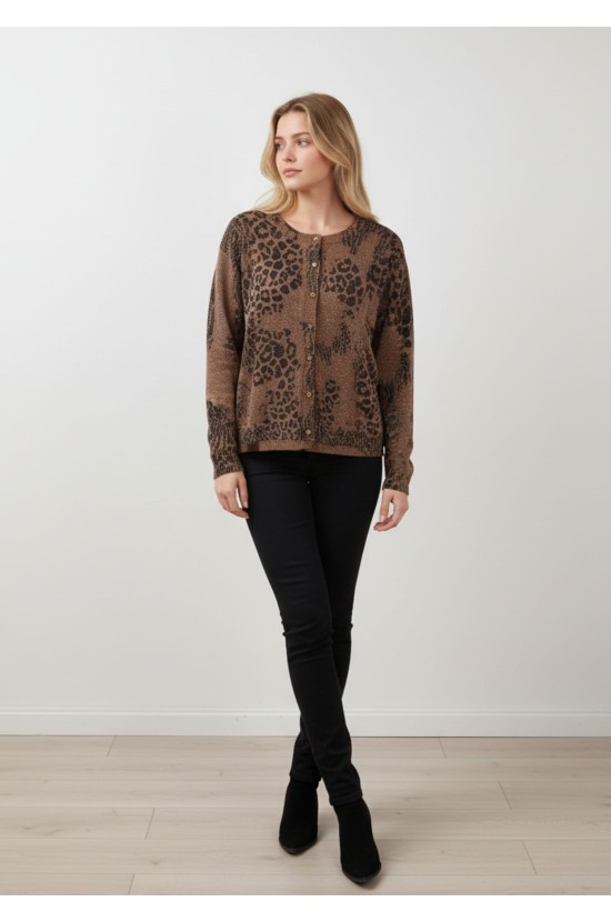 Ζακέτα Με Lyrex και Animal μοτίβο
