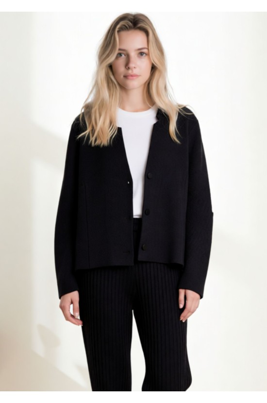 Minimal Jacket With Buttons Minimal Jacket With Buttons