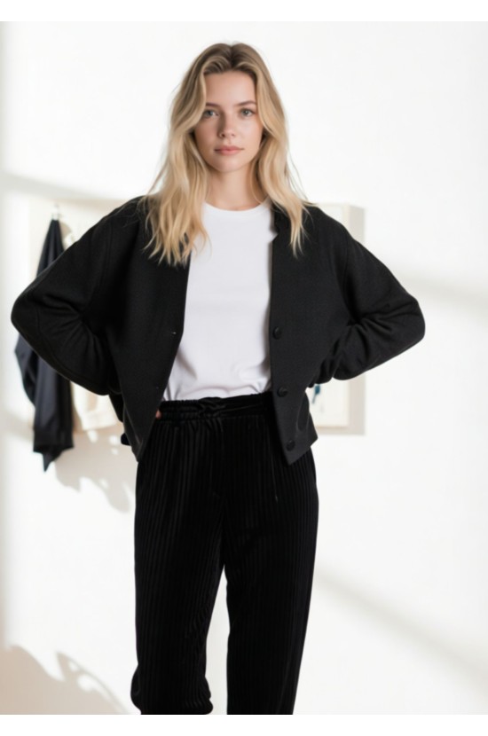 Minimal Jacket With Buttons Minimal Jacket With Buttons