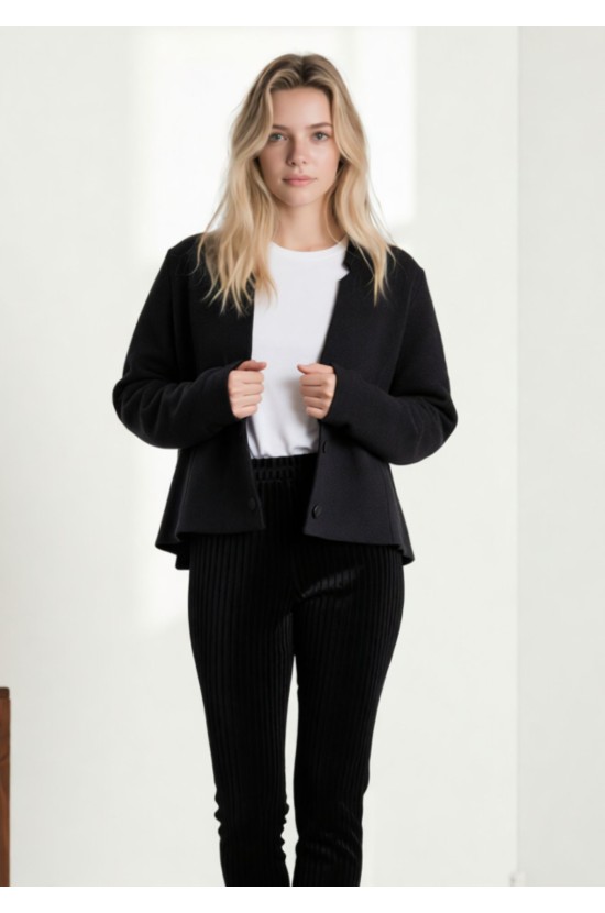 Minimal Jacket With Buttons Minimal Jacket With Buttons