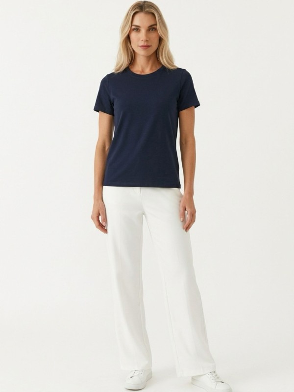 White High-Waisted Leggings