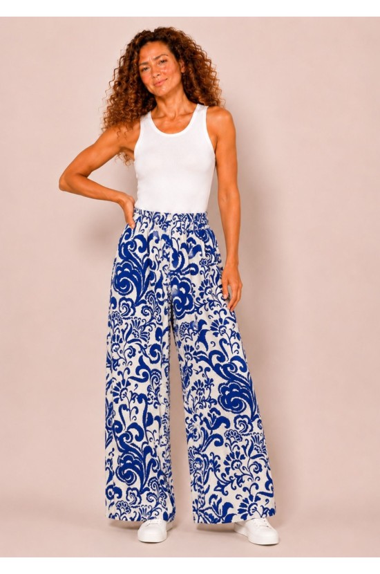 Παντελόνα Με Baroque Print Παντελόνα Με Baroque Print
