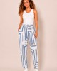 Pants with a Light Blue Pattern Pants with a Light Blue Pattern