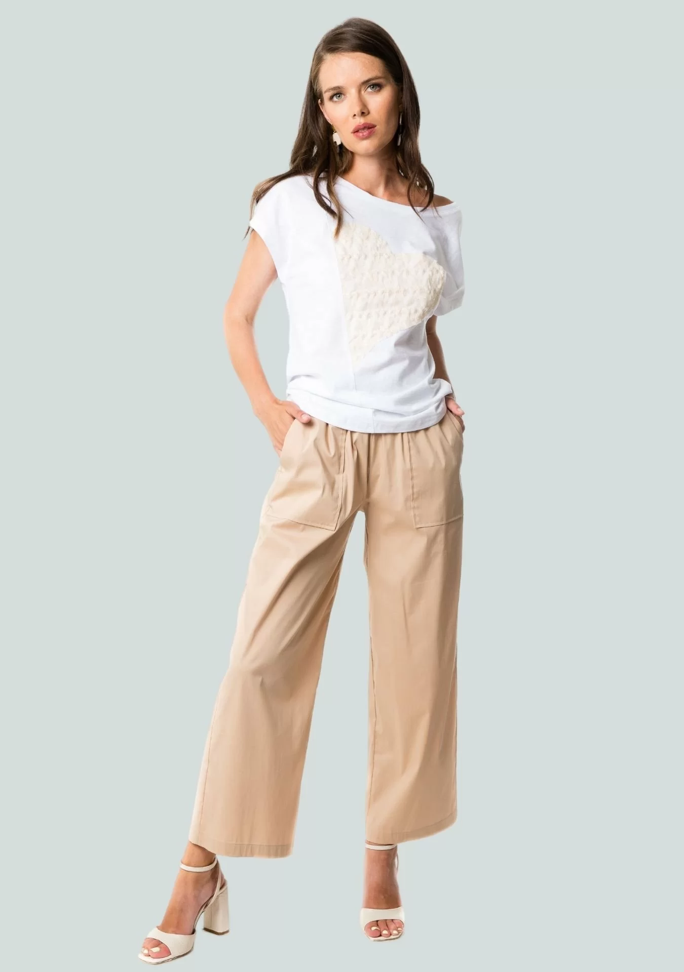 Trousers Beige with ElasticSophie's Collection