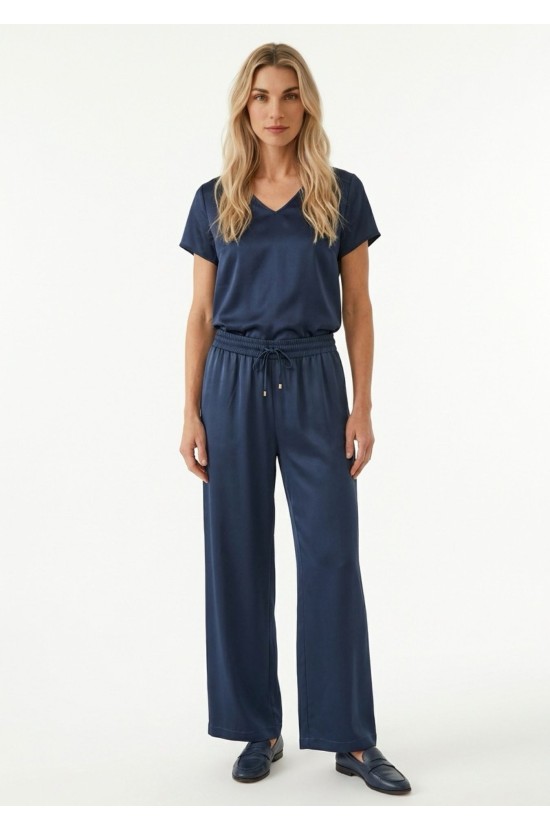 Σατέν Παντελόνα Με Λάστιχο Σατέν Παντελόνα Με Λάστιχο