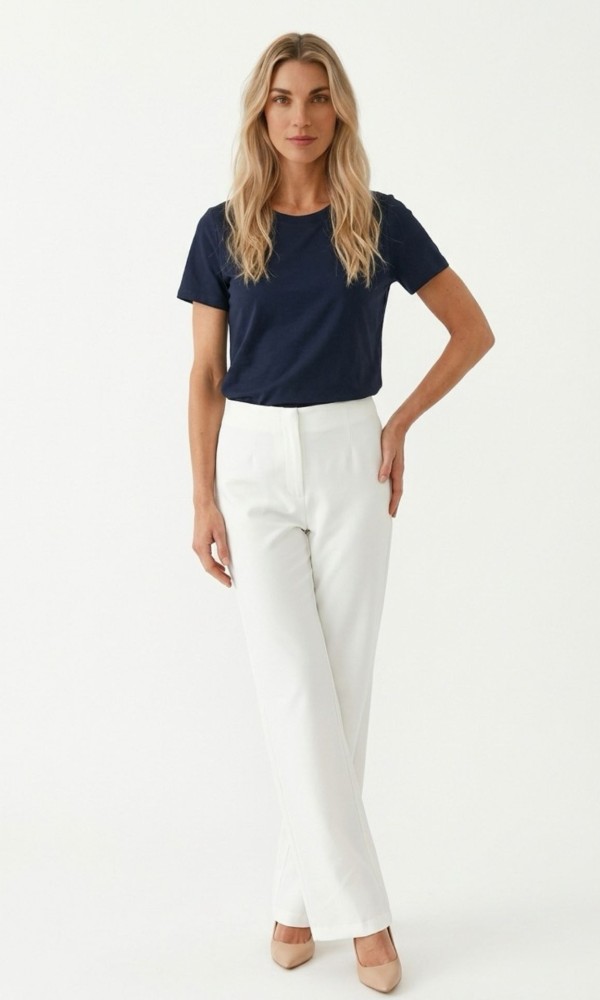 Λευκή Παντελόνα Ψηλόμεση Λευκή Παντελόνα Ψηλόμεση