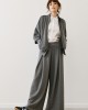 Γκρι Φαρδιά Παντελόνα