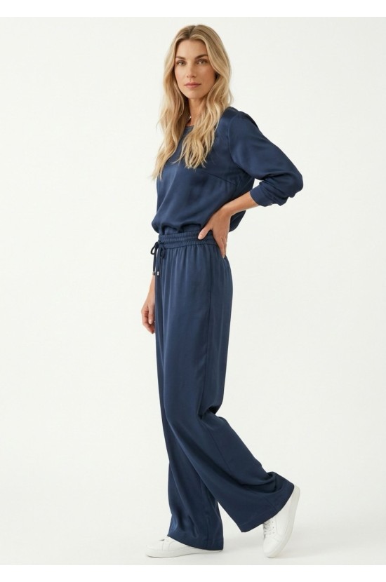 Σατέν Παντελόνα Με Λάστιχο Σατέν Παντελόνα Με Λάστιχο