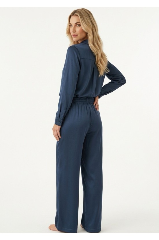 Σατέν Παντελόνα Με Λάστιχο Σατέν Παντελόνα Με Λάστιχο