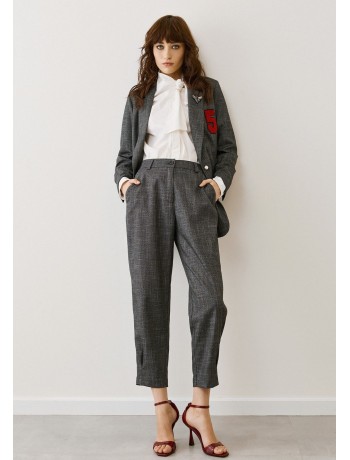Γκρι Παντελόνι Tailored Fit Γκρι Παντελόνι Tailored Fit