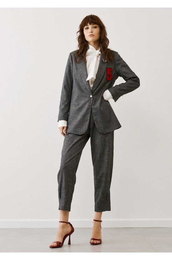 Grey Pants Tailored Fit