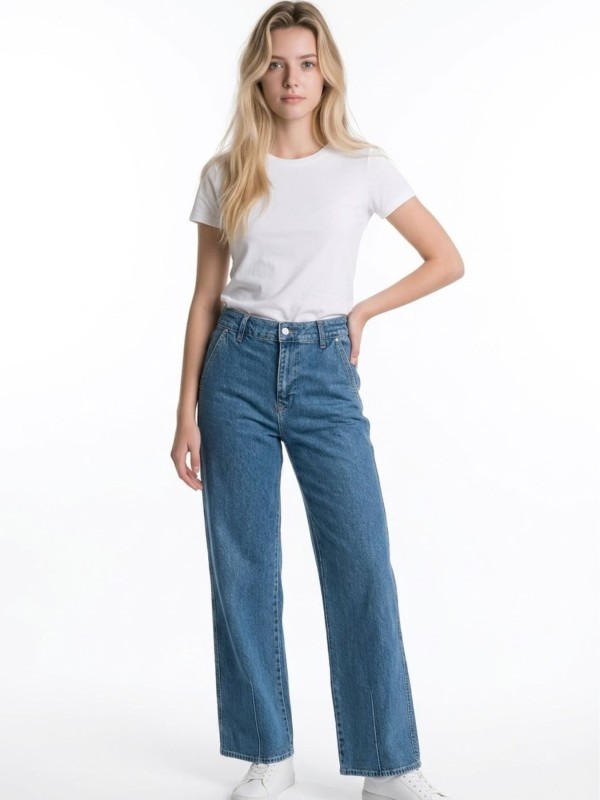 Ψηλόμεσο Τζιν Wide Leg