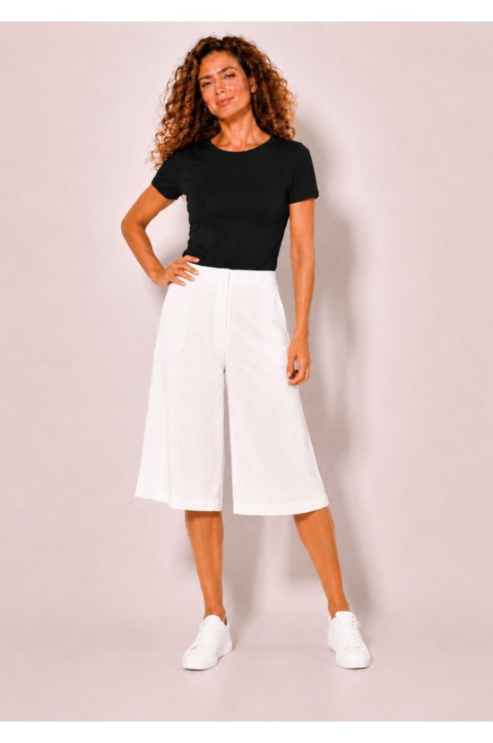 Λευκή Jupe-Culotte Λευκή Jupe-Culotte