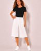 Λευκή Jupe-Culotte Λευκή Jupe-Culotte