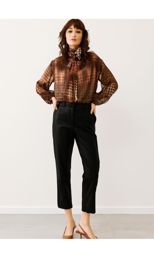 Παντελόνι Μαύρο Δερματίνη