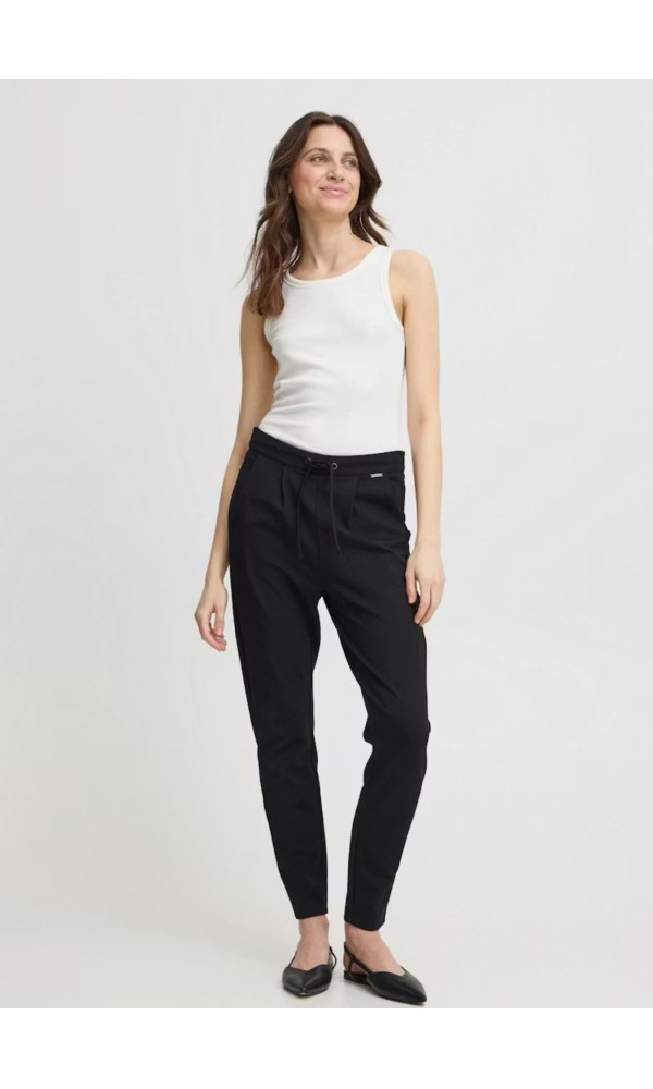Παντελόνι Μαύρο Με Λάστιχο