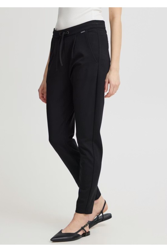 Black Pants With Elastic Waistband