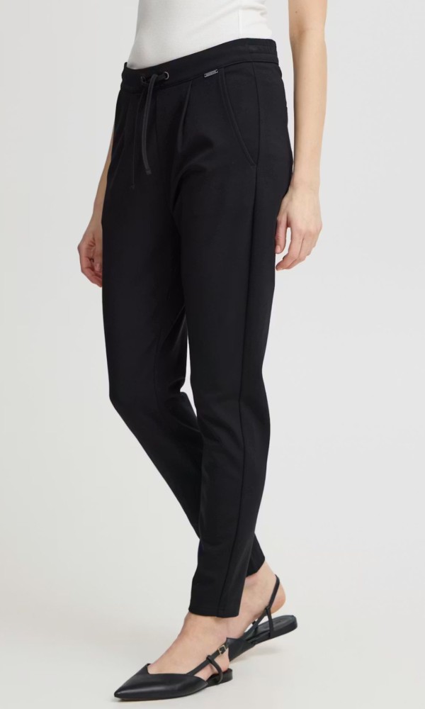 Παντελόνι Μαύρο Με Λάστιχο