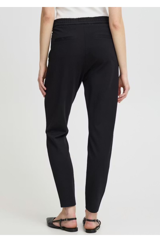 Black Pants With Elastic Waistband