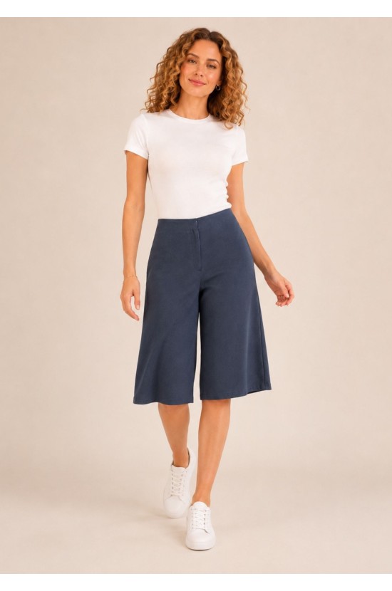 Μπλε Jupe- Culotte Μπλε Jupe- Culotte