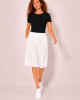 Λευκή Jupe-Culotte Λευκή Jupe-Culotte