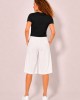 Λευκή Jupe-Culotte Λευκή Jupe-Culotte