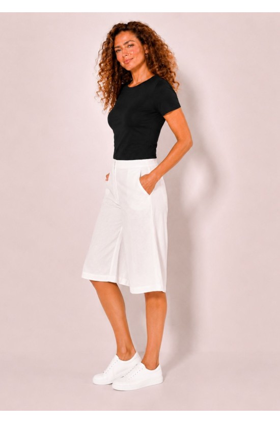 Λευκή Jupe-Culotte Λευκή Jupe-Culotte