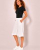 Λευκή Jupe-Culotte Λευκή Jupe-Culotte