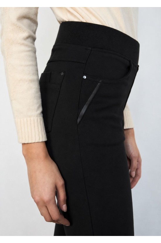 Παντελόνι Μαύρο Με Ελαστική Μέση