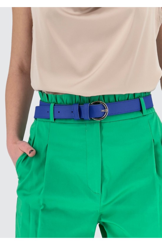 High waist trousers Green