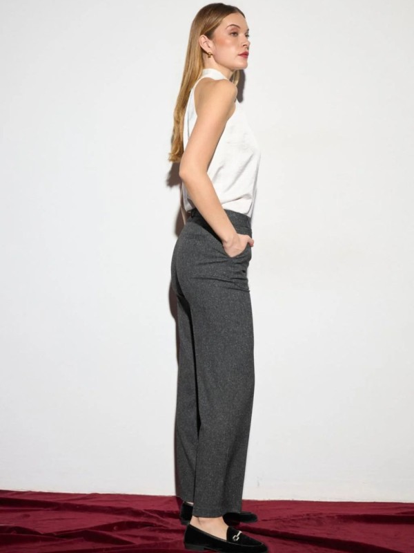 Straight-Leg Pants in Gray Straight-Leg Pants in Gray